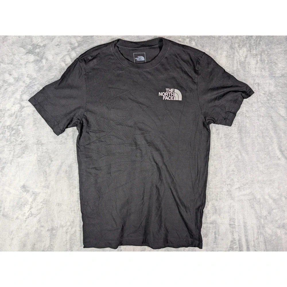 The North Face Mens Red Box Graphic T Shirt Black Small Never Stop Exploring